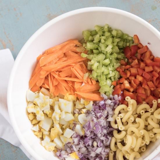 Classic Macaroni Salad - Recipe photo by Blessthismess