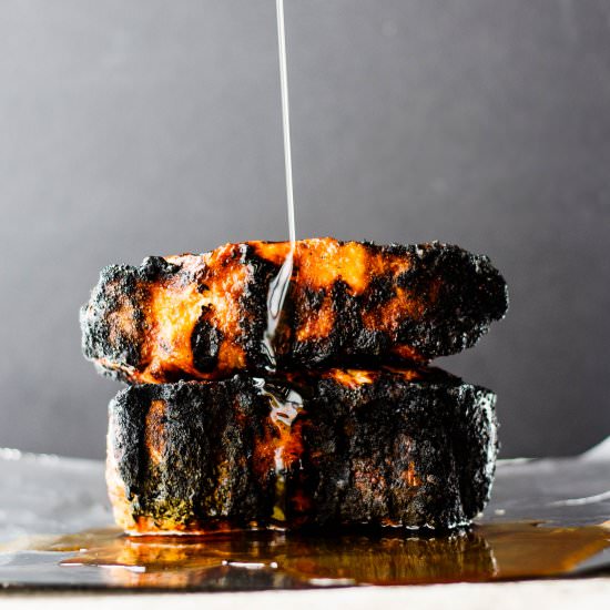 Grilled Peameal Bacon with Maple - Recipe photo by thegreybell