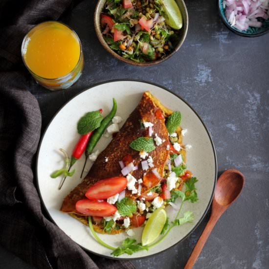 Besan ka Chila - Recipe photo by easyfoodsmith