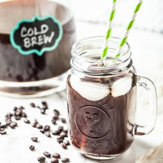cold brew coffee - Recipe photo by chewoutloud