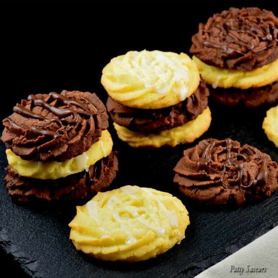 Melting Moments Lemon and Chocolate - Recipe photo by pattysaveurs