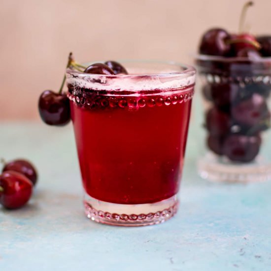 Homemade Cherry Vanilla Soda - Recipe photo by saltandlavender