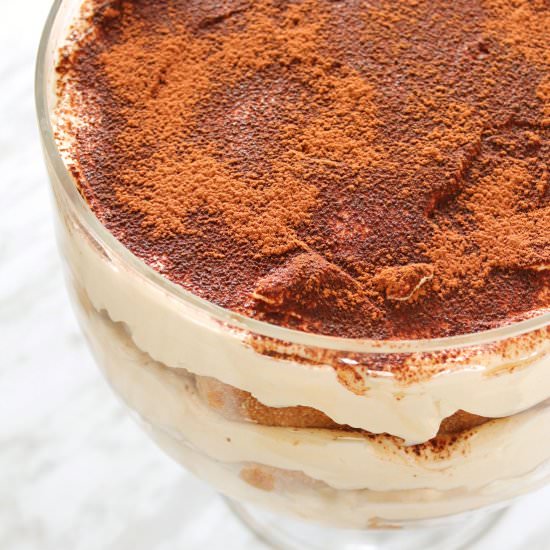 Tiramisu Trifle - Recipe photo by ChocolateChillies