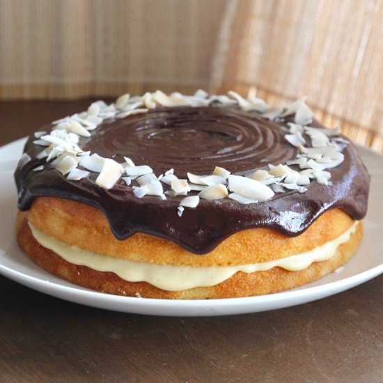 Coconut Boston Cream Pie - Recipe photo by ai made it for you