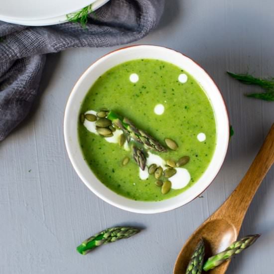 Fennel Asparagus Soup - Recipe photo by thelastcookie