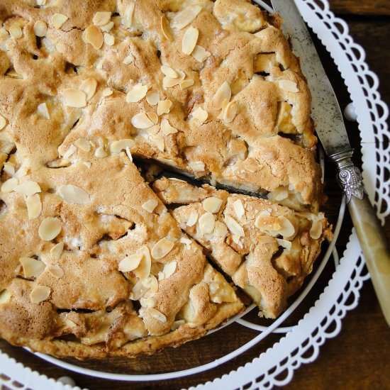 Apple Marzipan Tart - Recipe photo by sabine@mamangerie