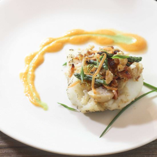 Bacon Horseradish Lobster & Grouper - Recipe photo by BinkysCulinaryCarnival