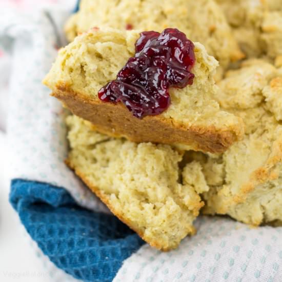 Gluten Free Drop Biscuits - Recipe photo by veggiebalance