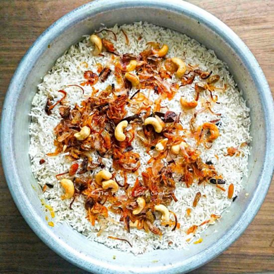 Thalassery Chicken Biriyani - Recipe photo by TheTakeItEasyChef