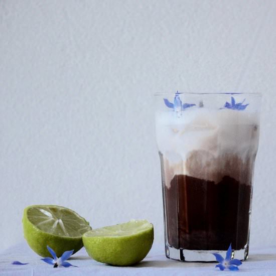 Frozen Lime Hot Chocolate - Recipe photo by sistersjunction