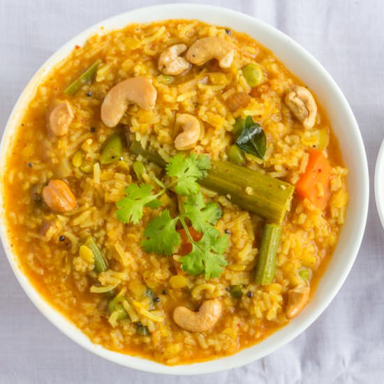 Bisi Bele Bath - Recipe photo by KaliMirchbysmita