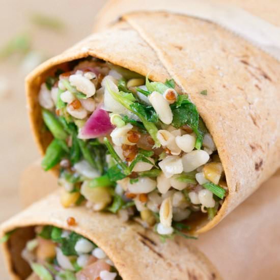 Superfoods Salad Wraps - Recipe photo by thebigmansworld