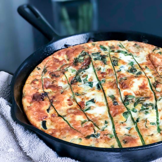 Fennel Zucchini Frittata - Recipe photo by theyumyumfactor