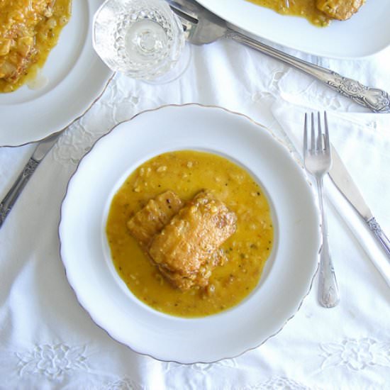 Pencas de Acelgas Rellenas - Recipe photo by Cogollos de Agua
