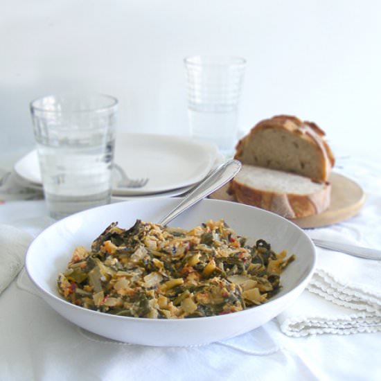 Acelgas Aliñaillas - Recipe photo by Cogollos de Agua