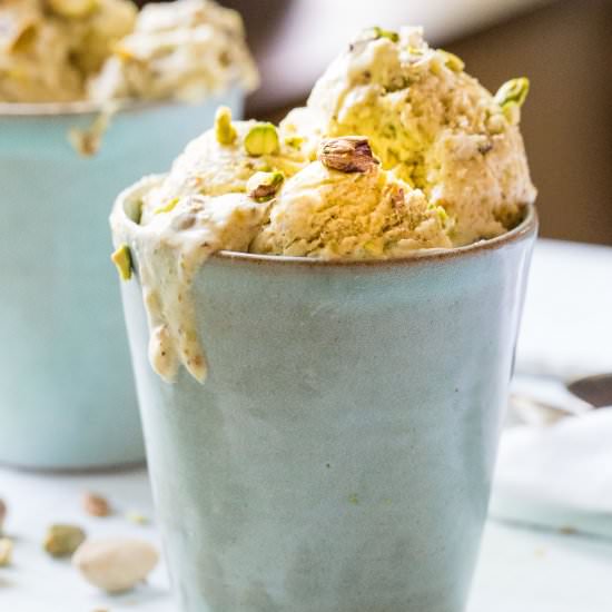Pistachio Semifreddo - Recipe photo by OurItalianTable