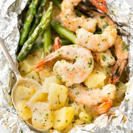 Creamy Garlic Prawns - Recipe photo by RecipeTin Eats