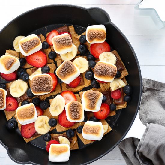 Red, White, & Blue S'mores - Recipe photo by 3ScoopsofSugar