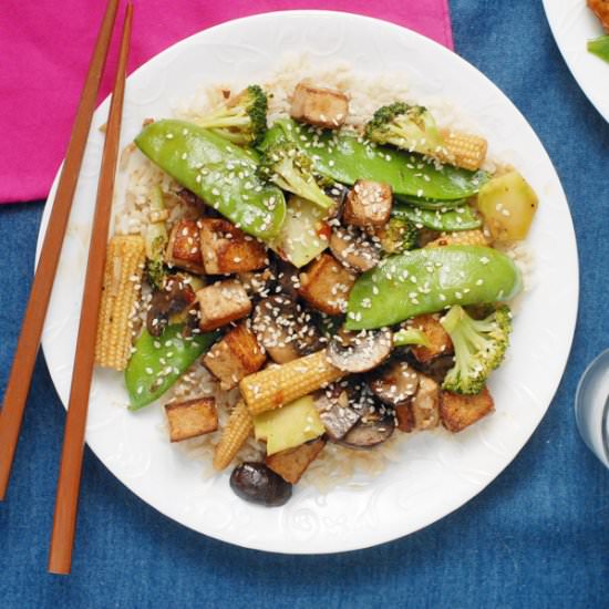 Early Summer Vegetable Stir Fry - Recipe photo by alisonsallspice