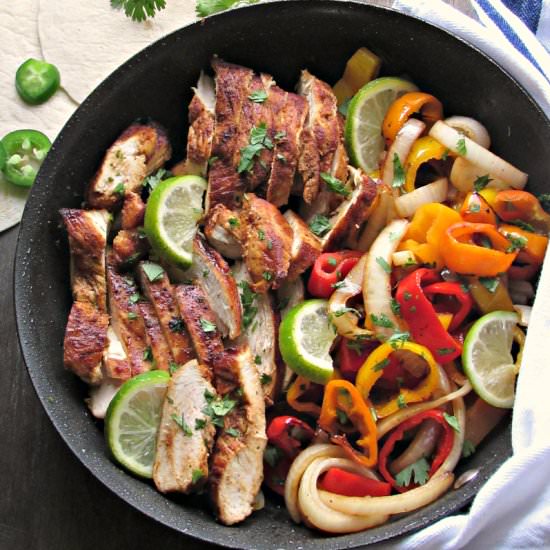 Margarita Chicken Fajitas - Recipe photo by agoudalife