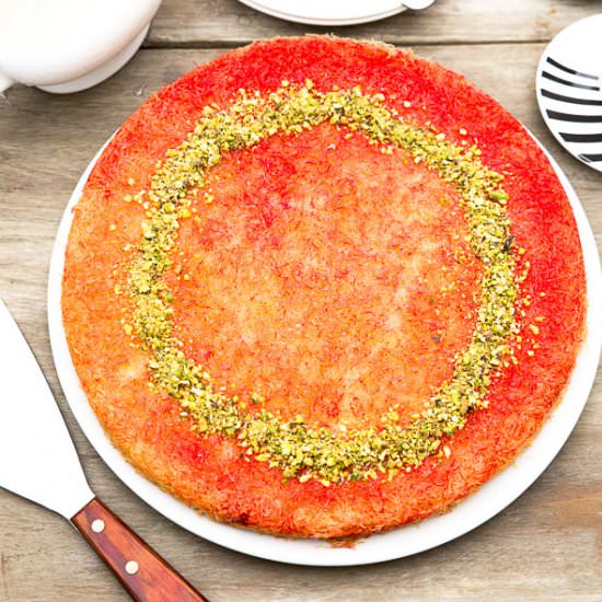 NABULSI KNAFEH - Recipe photo by hadias lebanese cuisine