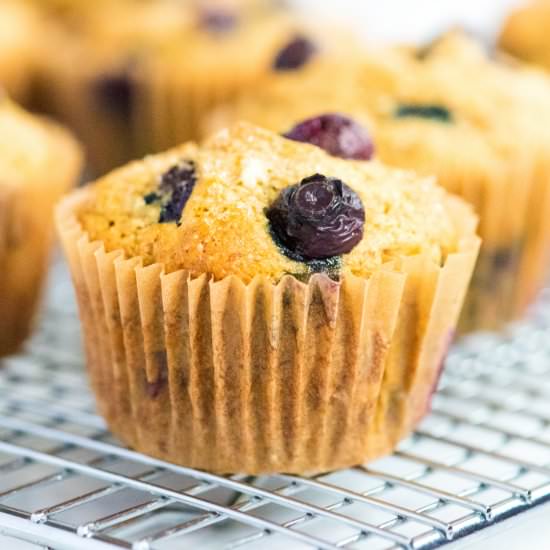 Healthy Banana Blueberry Muffins - Recipe photo by inspiredtaste