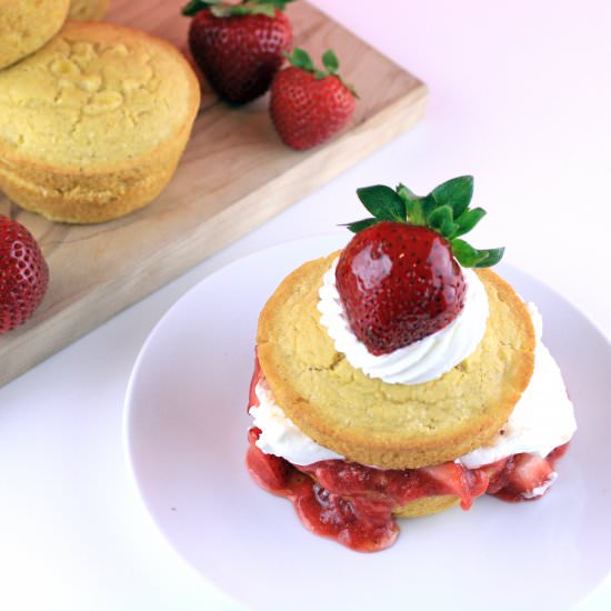Strawberry Corn Cakes - Recipe photo by GretchensBakery
