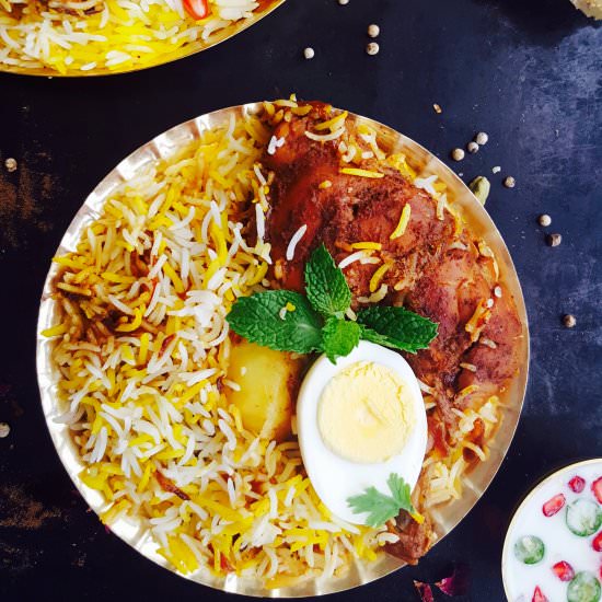 Kolkata Style Chicken Biryani - Recipe photo by My Tryst With Food And Travel