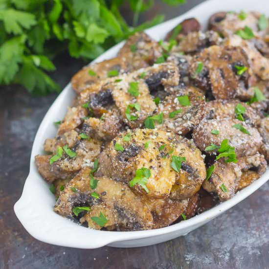 Baked Parmesan Garlic Mushrooms - Recipe photo by pumpkinnspice