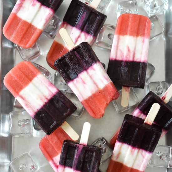 Homemade Bomb Pops - Recipe photo by simplywhisked