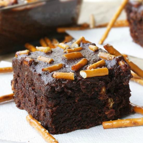 Pretzel Brownies - Recipe photo by Cakewhiz