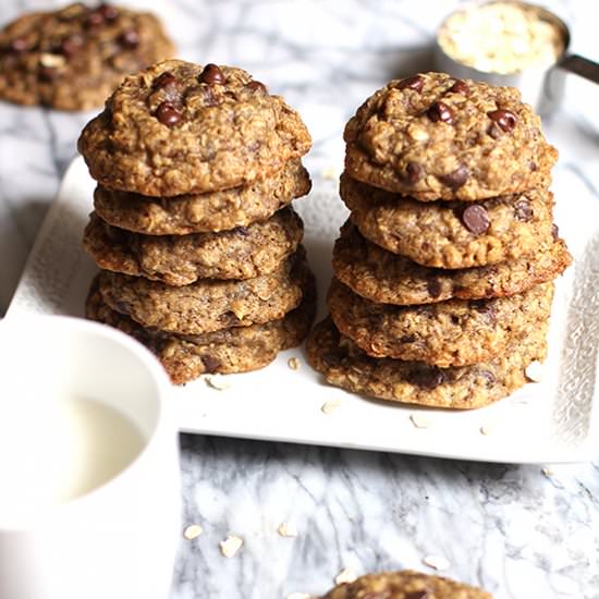 Oatmeal Chocolate Chip Cookies - Recipe photo by suebeehomemaker
