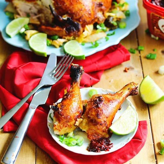 Korean-Inspired Roast Chicken - Recipe photo by lexibites