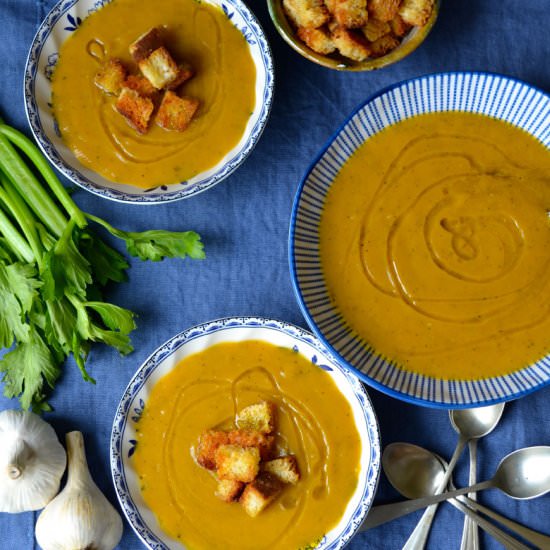 Moorish Soup with Tostones - Recipe photo by mama ia blog