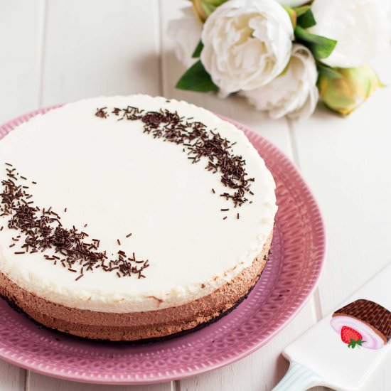 No Bake Triple Chocolate Cake - Recipe photo by whatevabakes