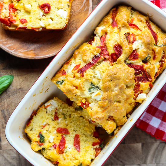 Feta & Sun Dried Tomato Bread - Recipe photo by the food blog