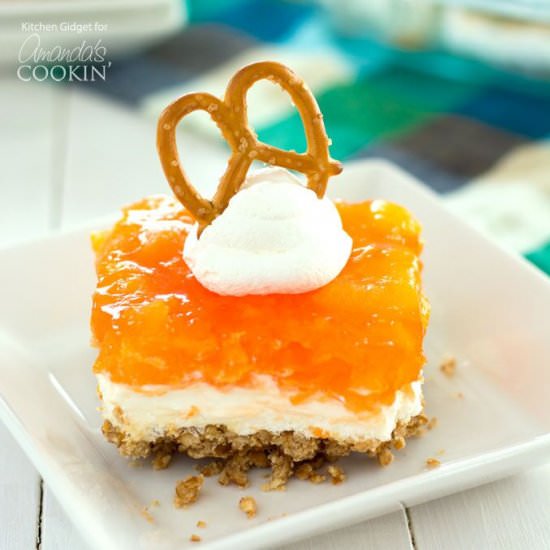 Mandarin Orange Pretzel Salad - Recipe photo by amandascookin