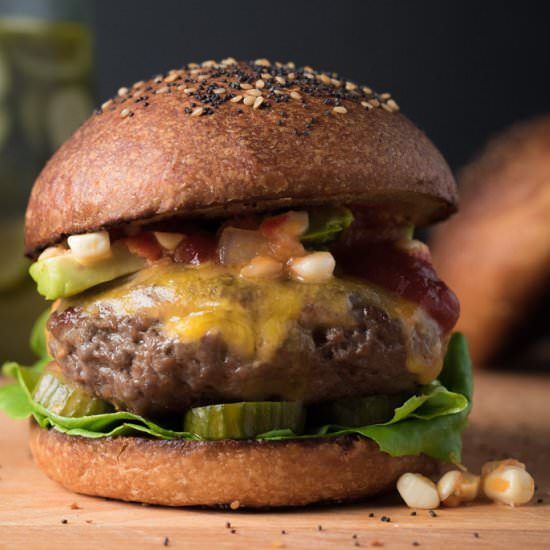 Brioche Hamburger Buns - Recipe photo by the perfect loaf