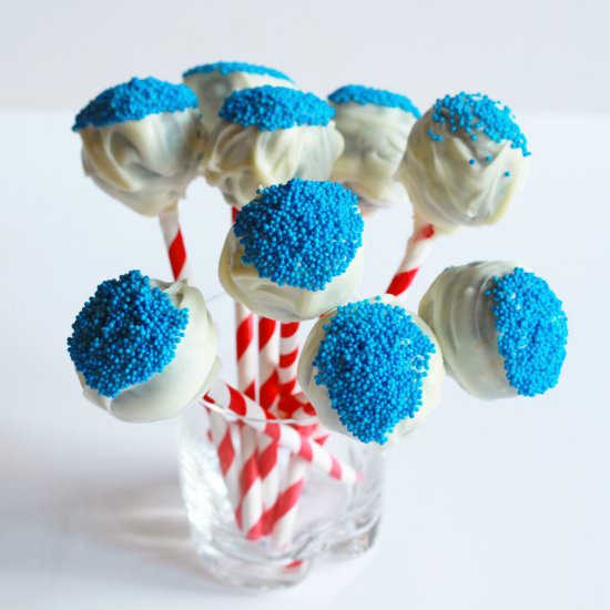 4th of July Cake Pops - Recipe photo by citycupcakes