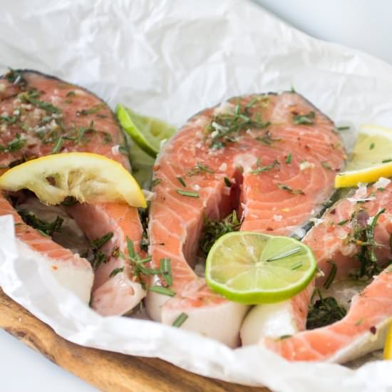 Fresh Summer Salmon - Recipe photo by Caroline_Vass