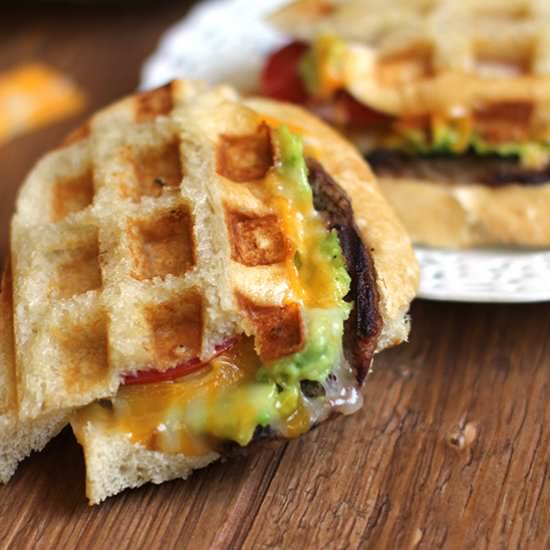 Turkey Burger Patty Melt - Recipe photo by suebeehomemaker