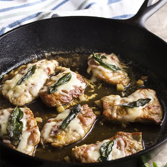 Pork Saltimbocca alla Romana - Recipe photo by justalittlebitofbacon