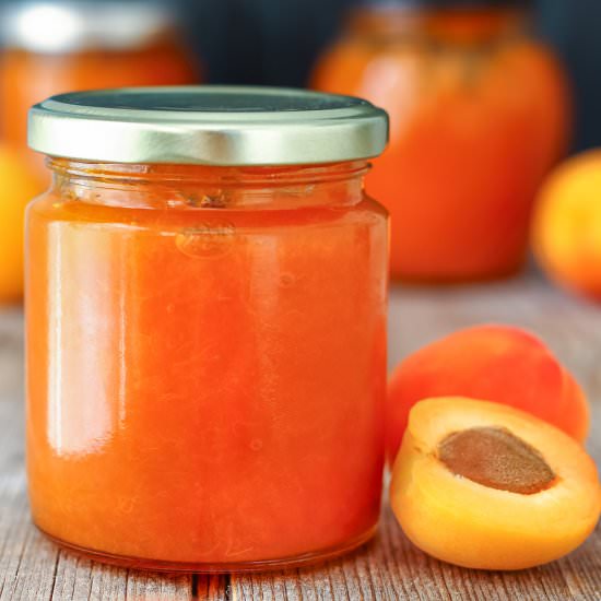 low sugar apricot jam - Recipe photo by Happy Foods Tube