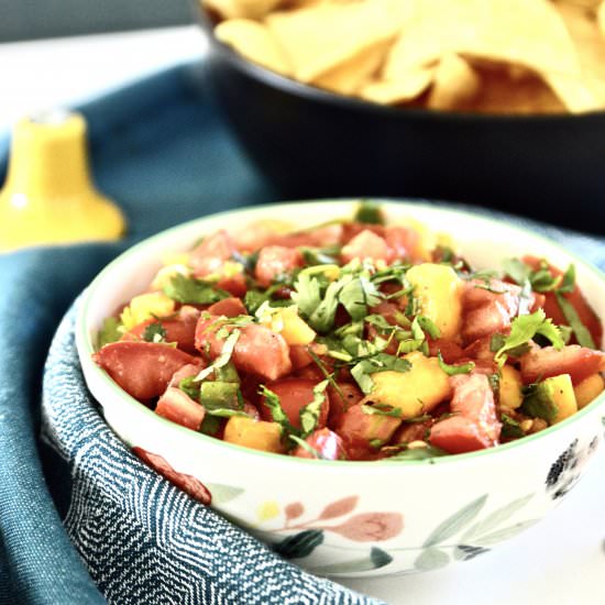 Simple Mango Salsa - Recipe photo by Pure and Simple Nourishment