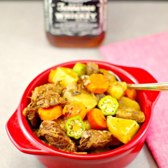 Gluten-free Whiskey Beef Stew - Recipe photo by Food Meanderings