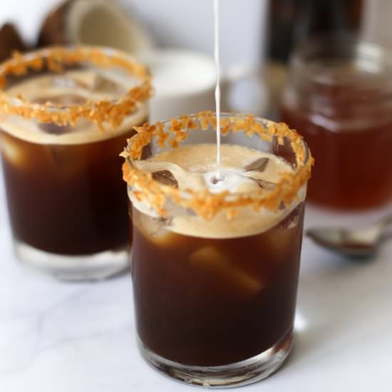 Toasted Coconut Shakerato - Recipe photo by simplywhisked