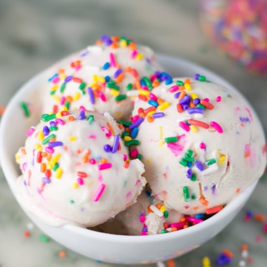 Homemade Cake Batter Frozen Yogurt - Recipe photo by dessertsbyjuliette