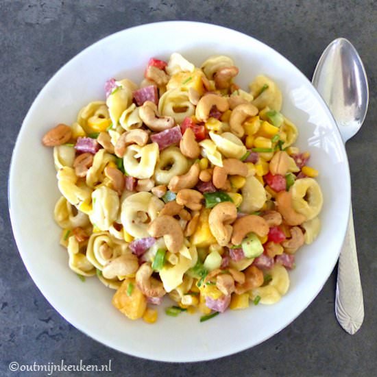 Tortellini Salad with Mango - Recipe photo by Out mijn Keuken