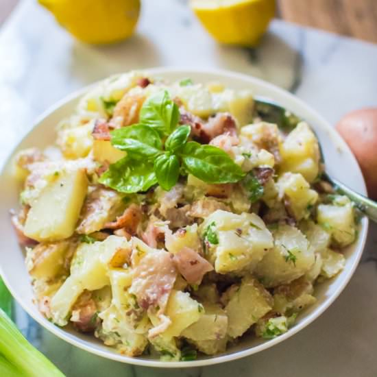 Bacon & Herb Potato Salad - Recipe photo by Thenaturalnurturer