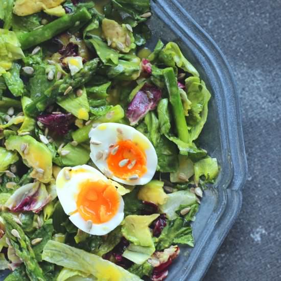 Easy Salad with Egg - Recipe photo by buszujacawkuchni